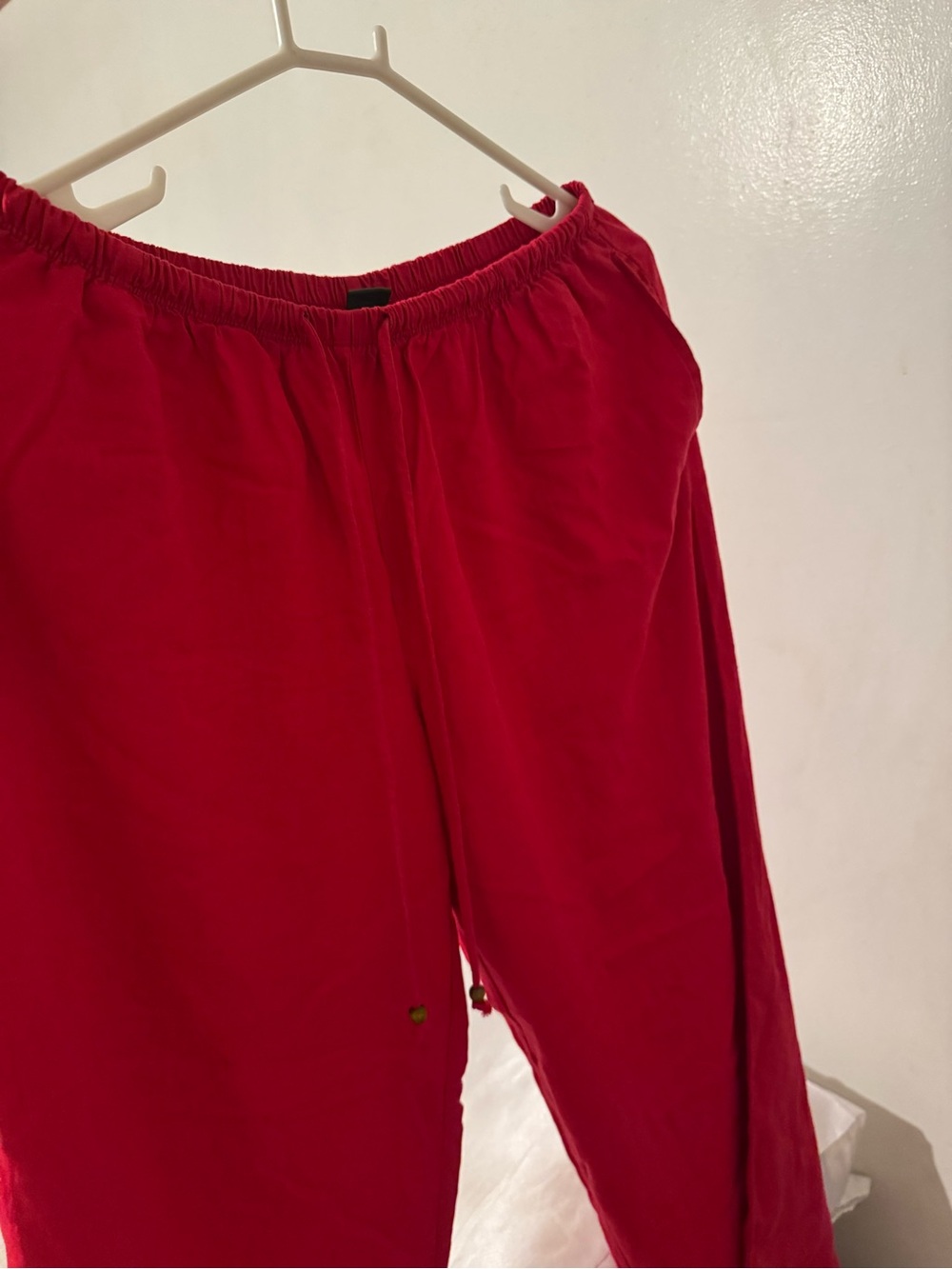 DKNY Bright Red Kids Pull-On Joggers